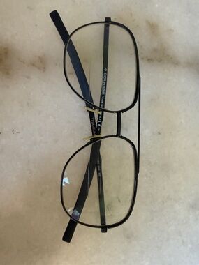 Dior Homme Titanium Eyeglass Frames Dior0160 0AK 140 Black Vintage Y2K Style